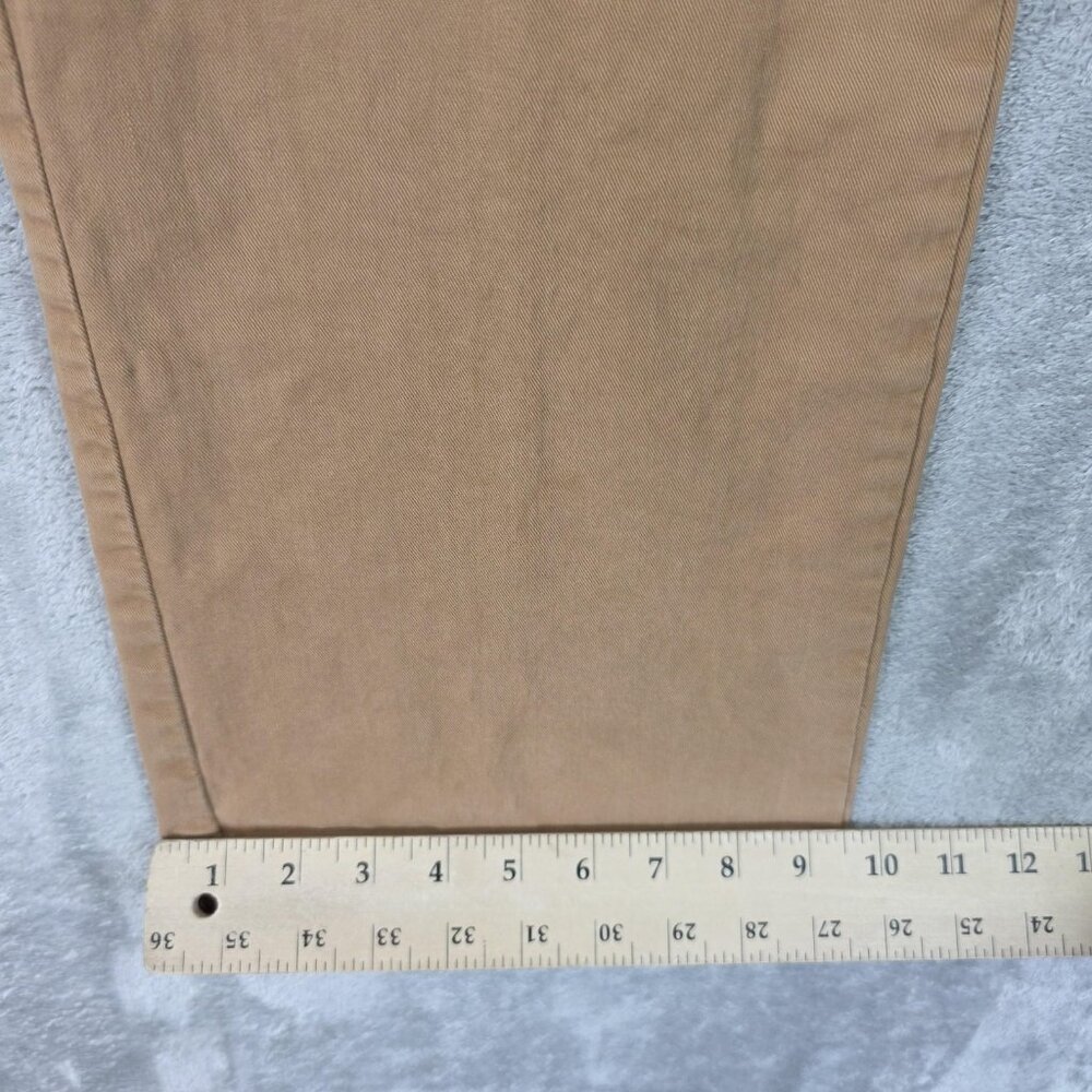 Marine Layer Pants Womens 6 Beige High Rise Straight Leg Chino Raw Hem Casual - Picture 11 of 11